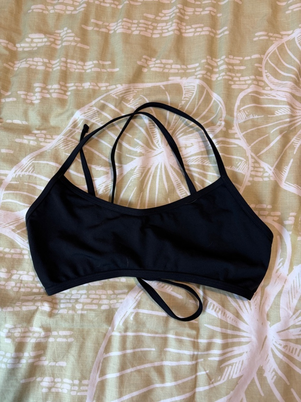 Jolyn Clothing Black Strappy Swim Top